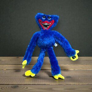 Scary Huggy Wuggy Plush 14'' Poppy Playtime Plush Stuffed Animal Blue Hugging
